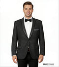 MJ-122-S- 01 SUIT BLACK