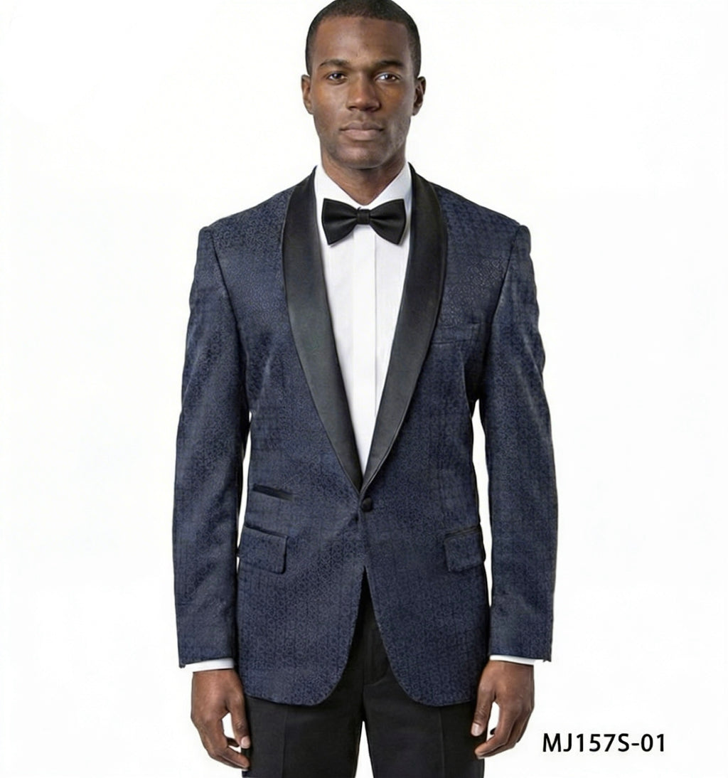 MJ-157-S-01 BLAZER NAVY/BLACK