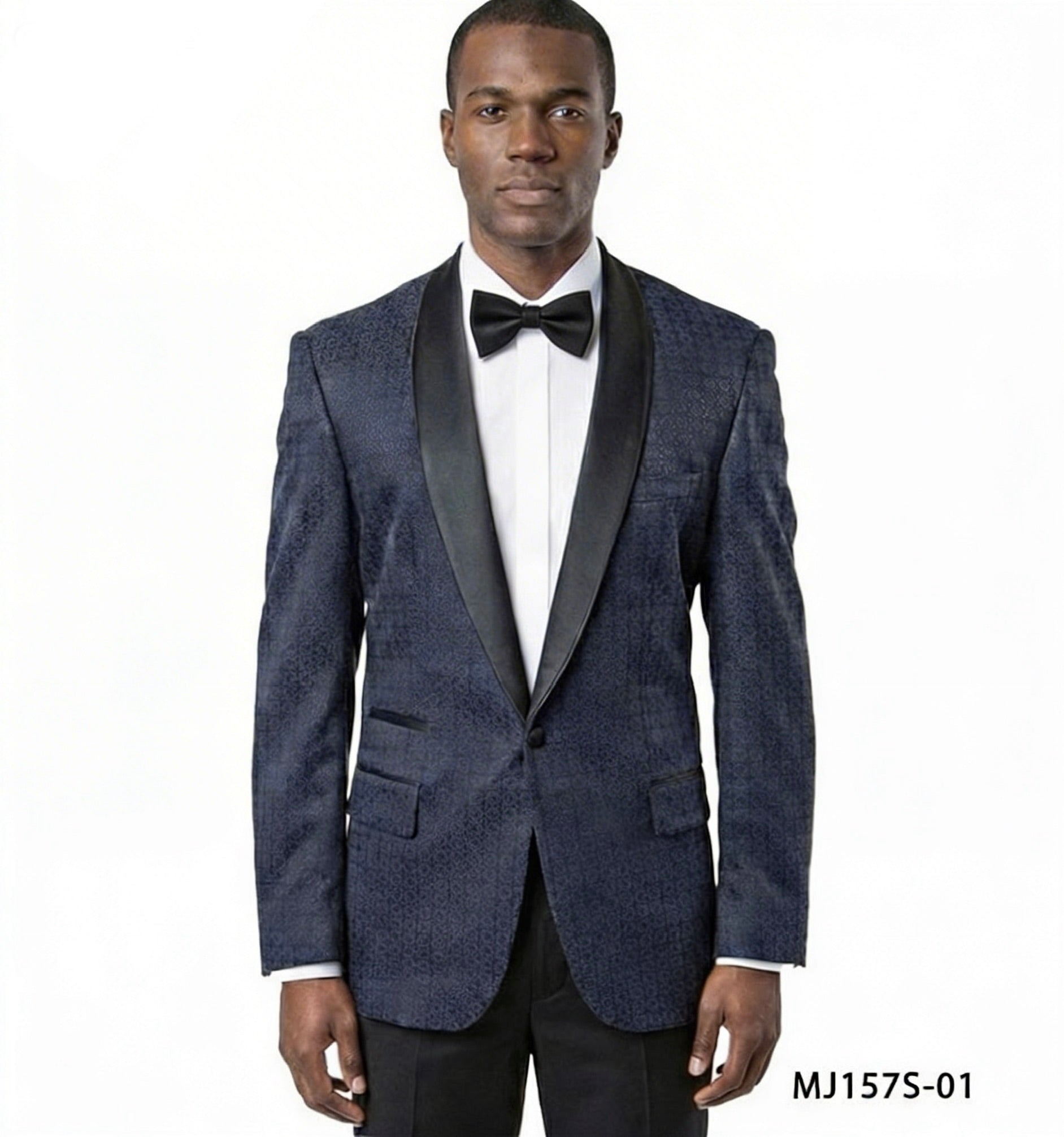 MJ-157-S-01 SUIT NAVY/BLACK