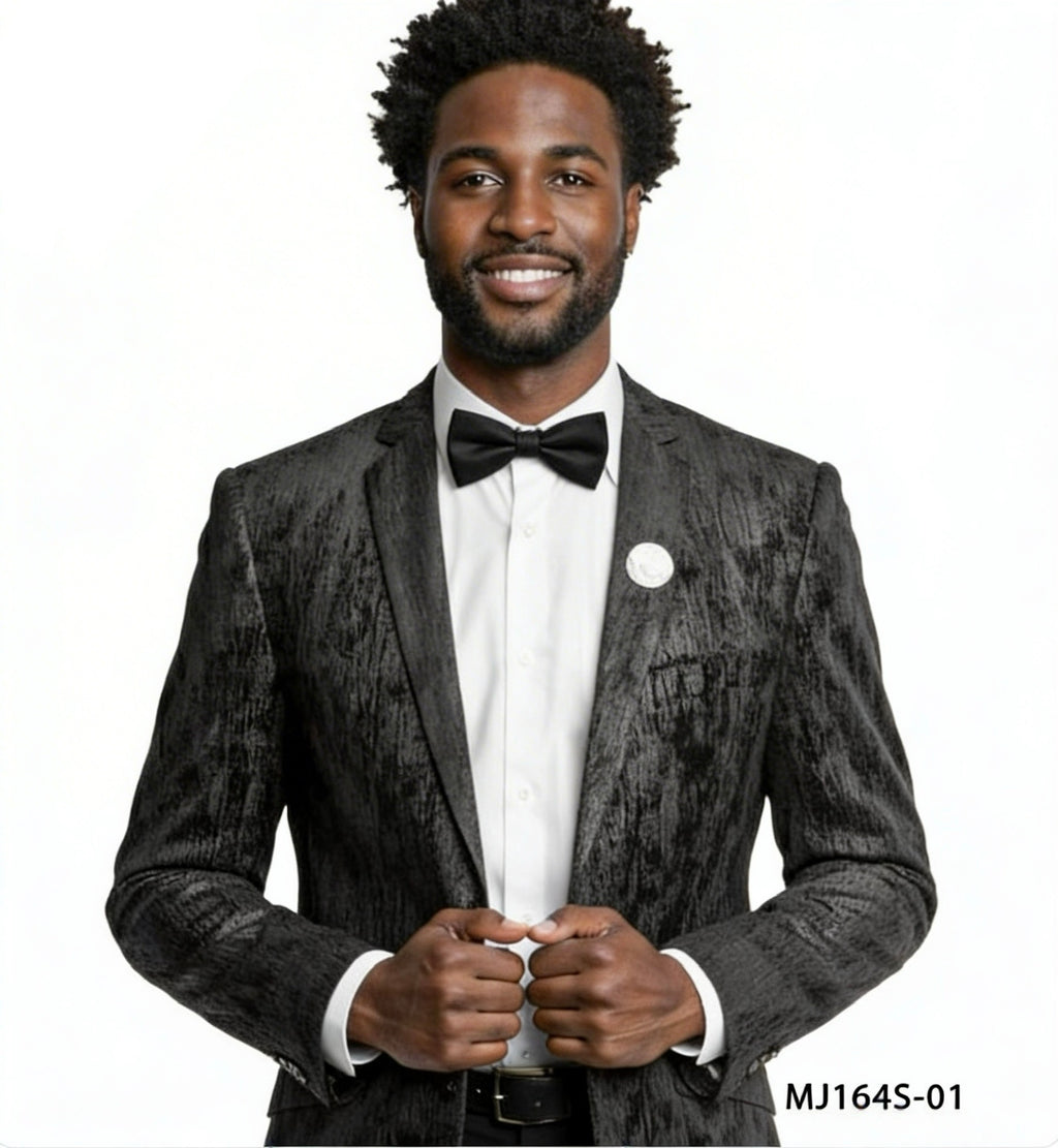 MJ-164-S-01 SUIT BLACK