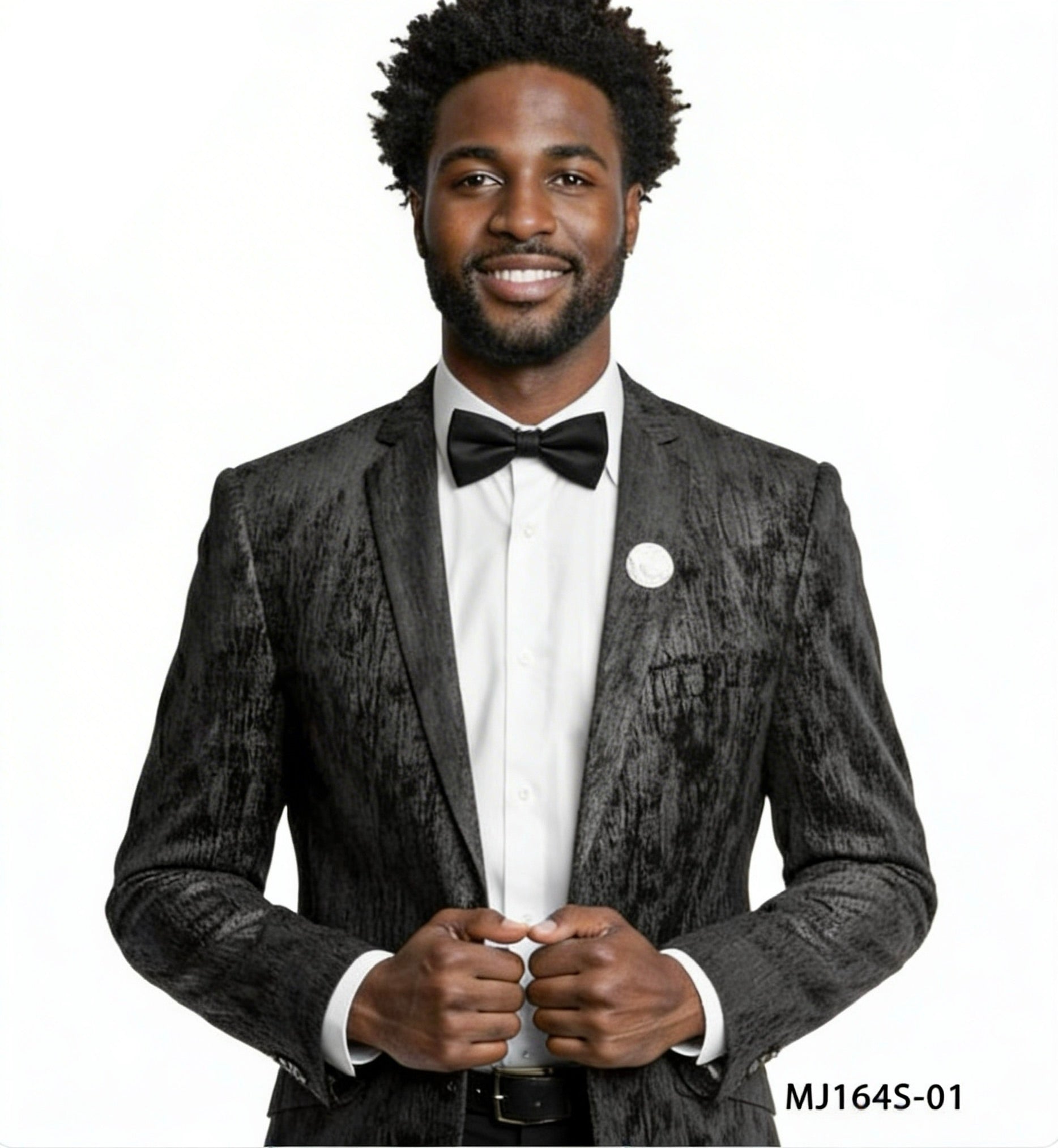 MJ-164-S-01 SUIT BLACK