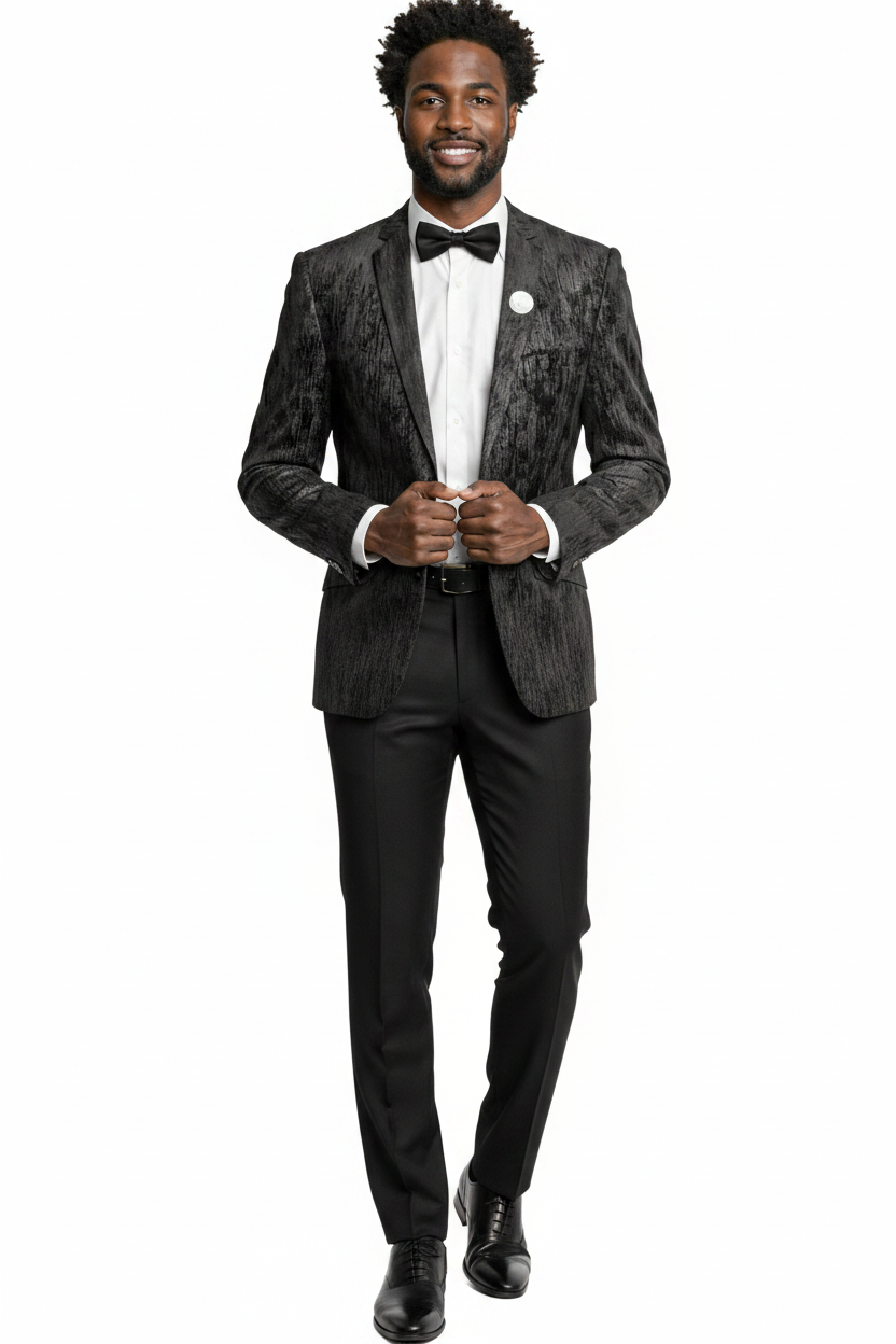 MJ-164-S-01 SUIT BLACK