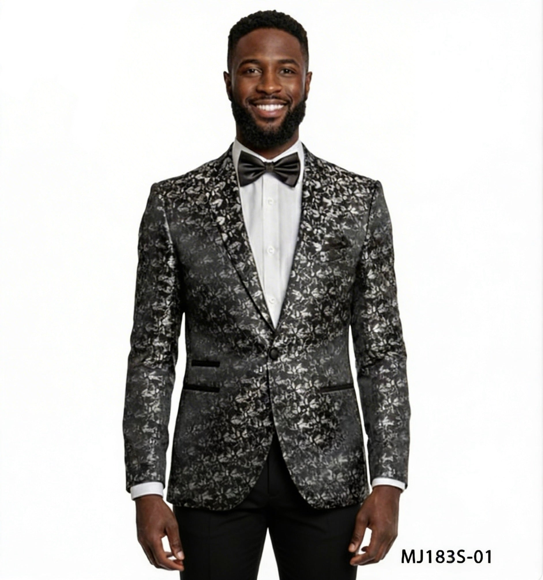 MJ-183-S-01 SUIT BLACK