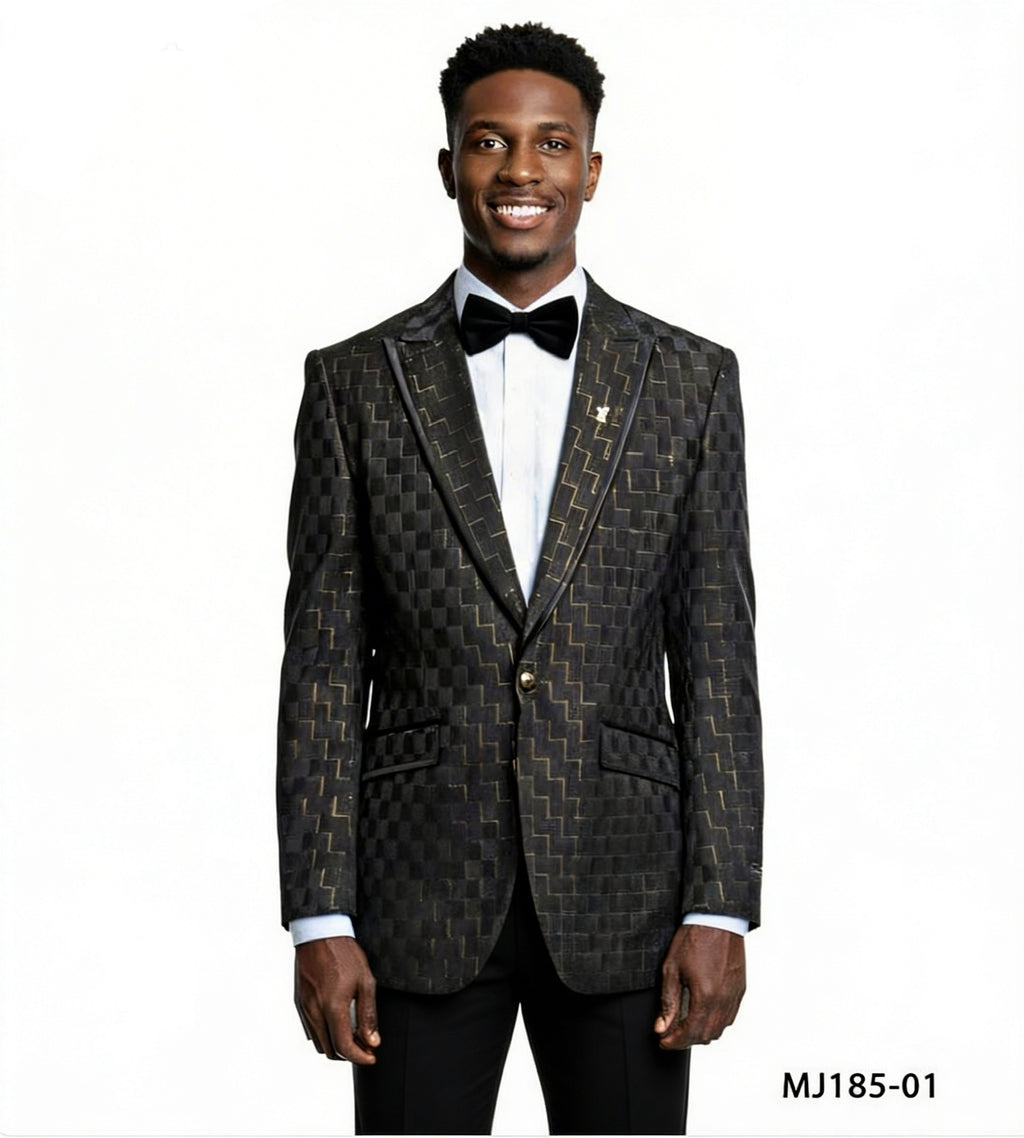 MJ-185-S-01 BLAZER BLACK