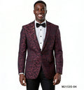 MJ-153-S-04 SUIT BURGUNDY