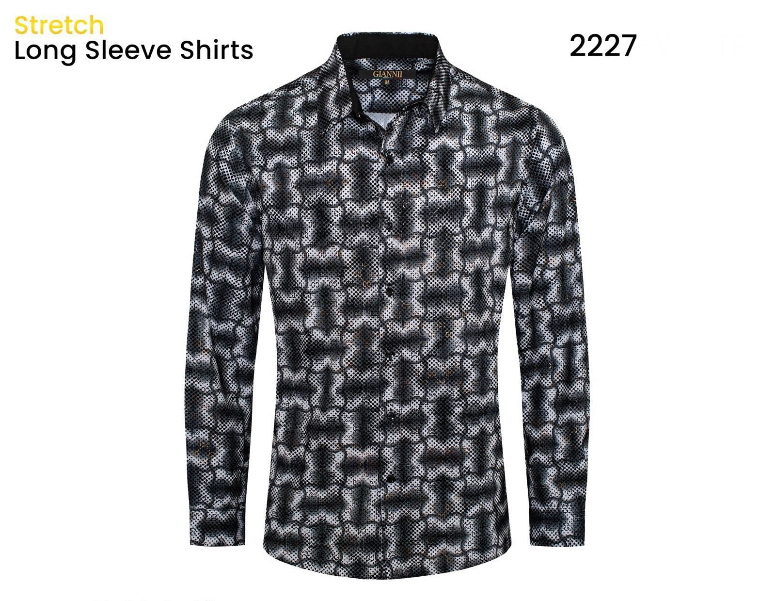 2227 WHITE SHIRT LONG SLEEVE GIANNI