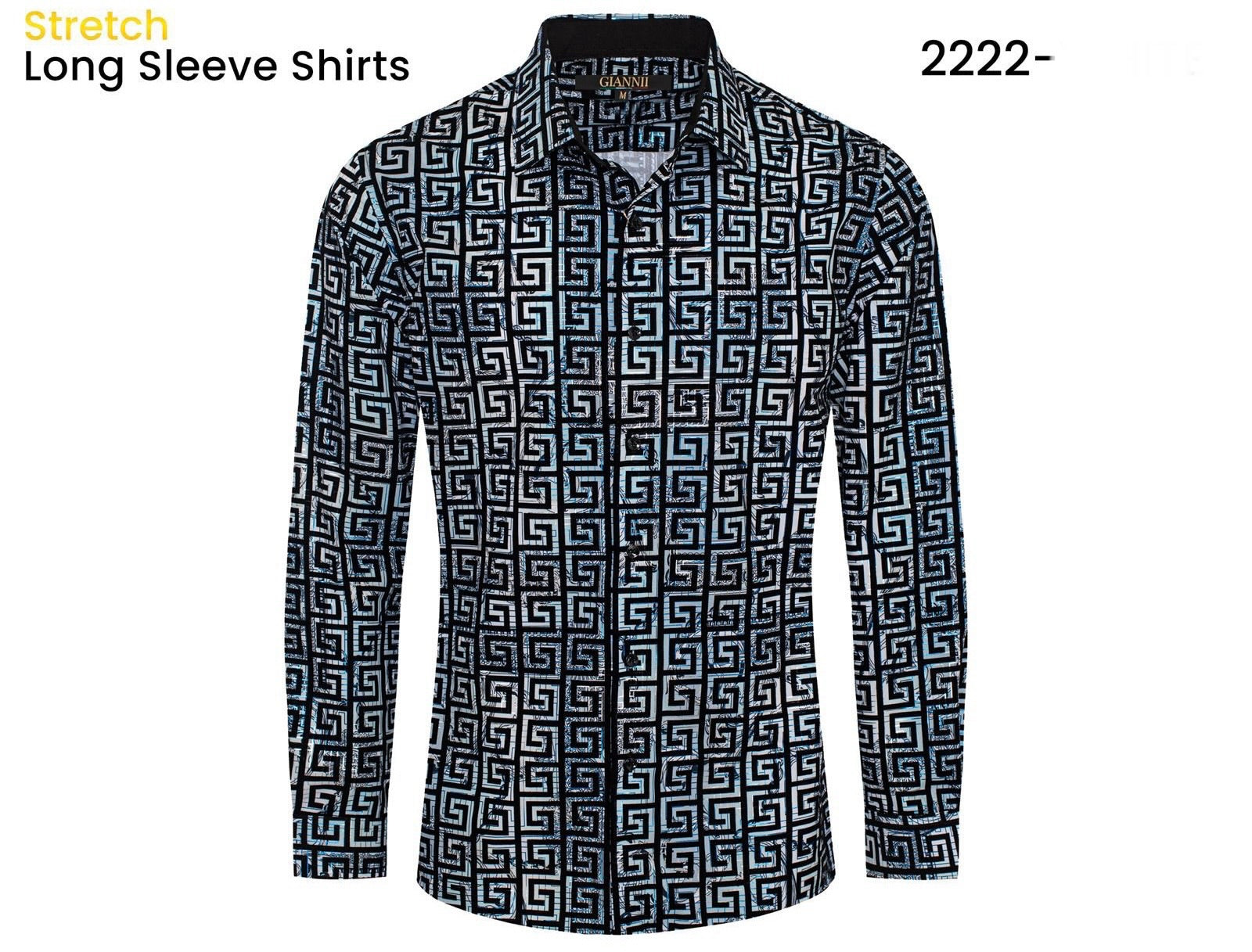 2222 WHITE SHIRT LONG SLEEVE GIANNI