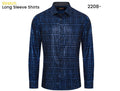 2208 BLACK/BLUE SHIRT LONG SLEEVE GIANNI