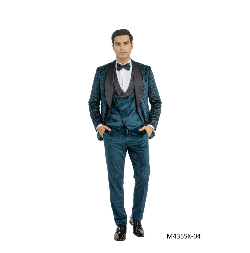 M-435-SK-04 SUIT TEAL