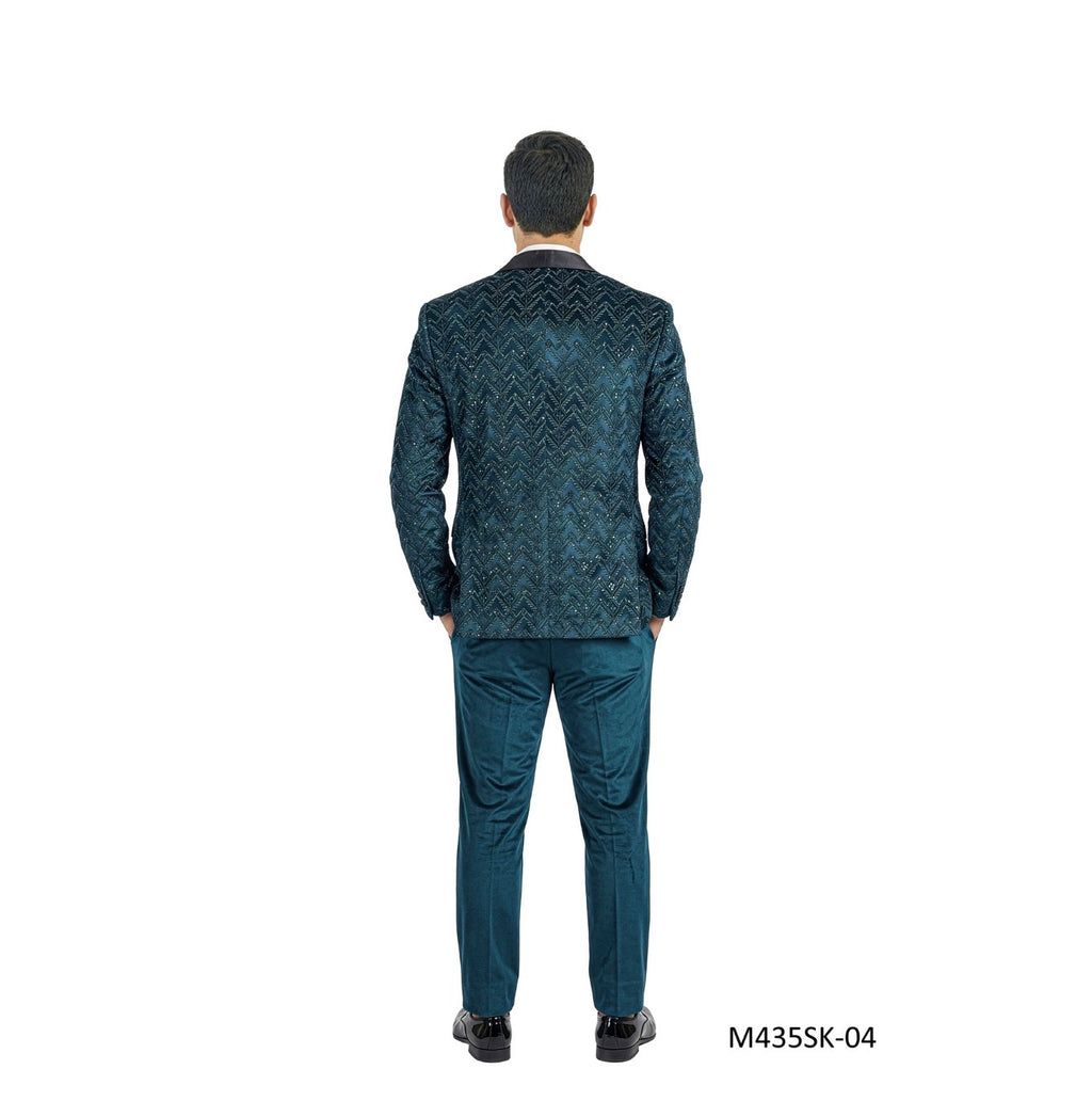 M-435-SK-04 SUIT TEAL