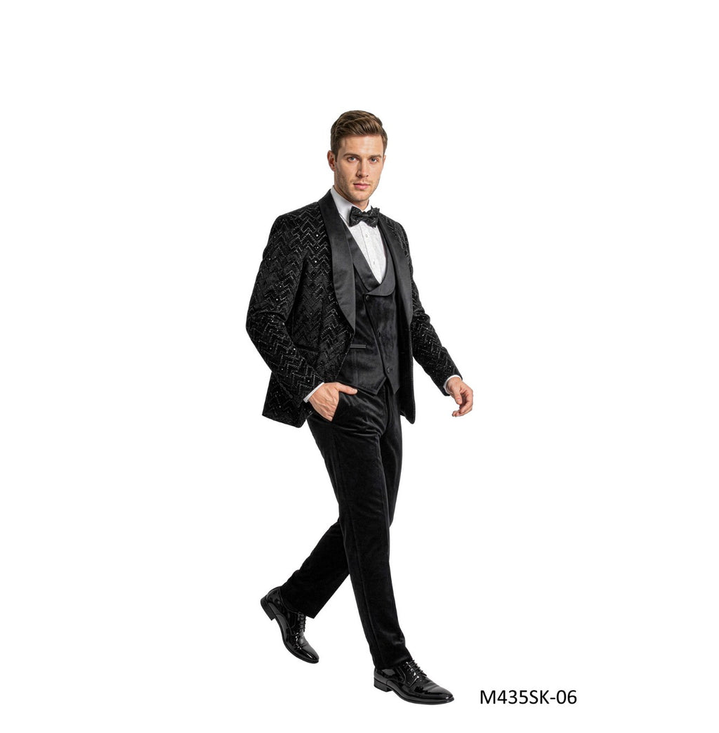 M-435-SK-06 SUIT BLACK