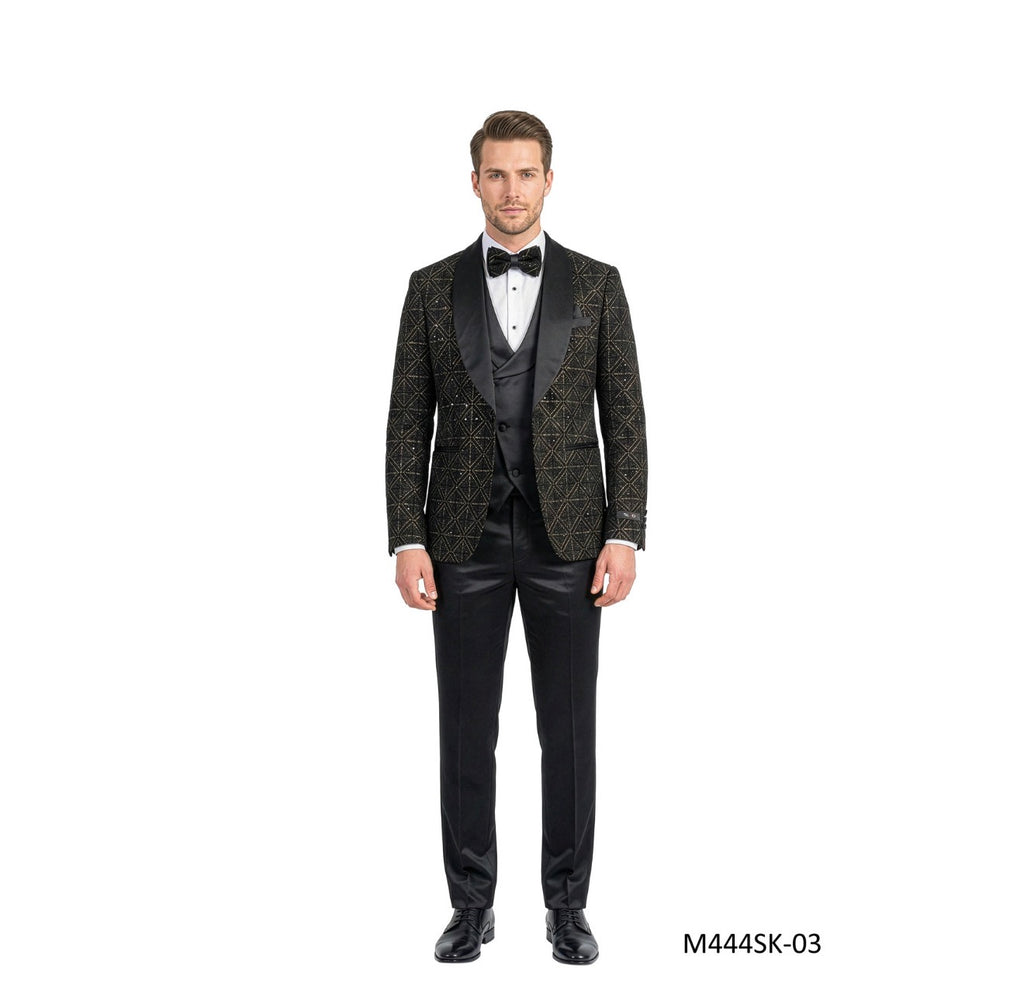 M-444-SK-03 SUIT BLACK