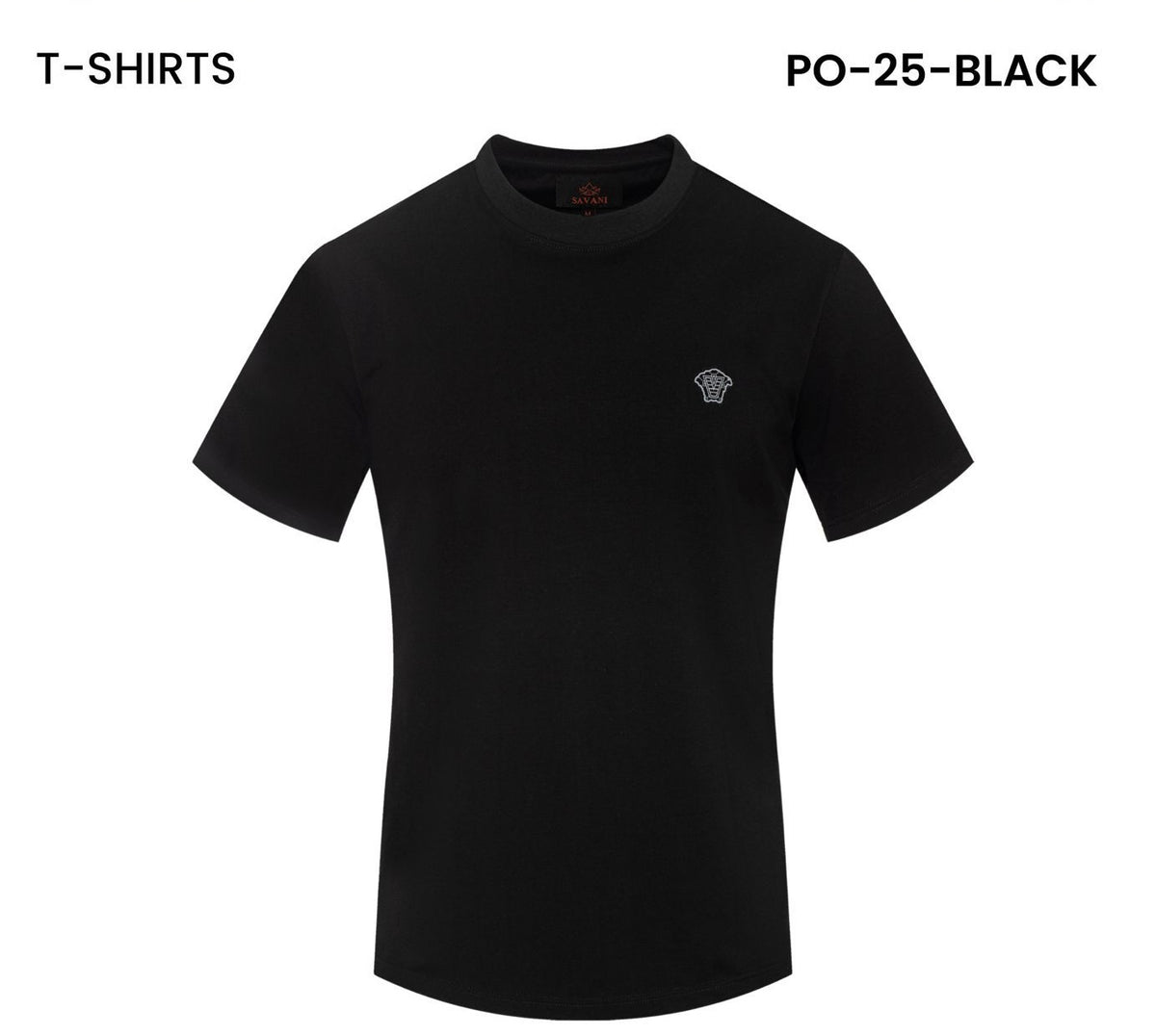 #PO-25 TEE BLACK