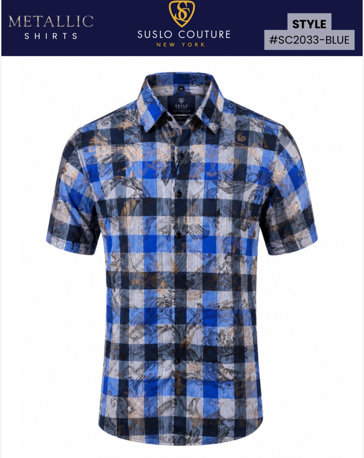 SC- 2033 SHORT SLEEVE SHIRT