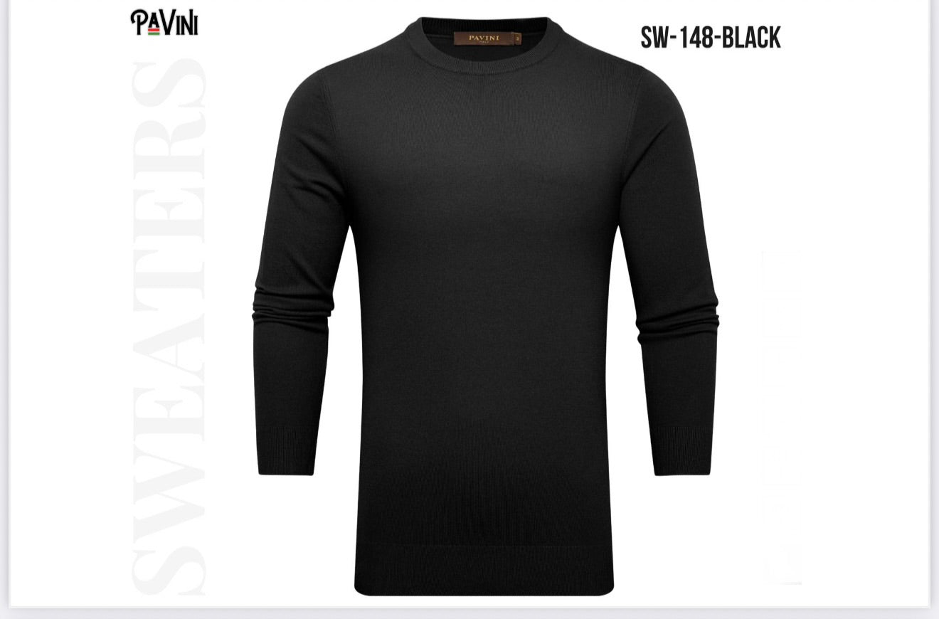 SW- 148 SWEATER BLACK