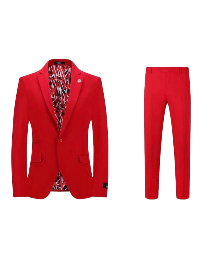 SL- 601 SUIT SUSLO RED