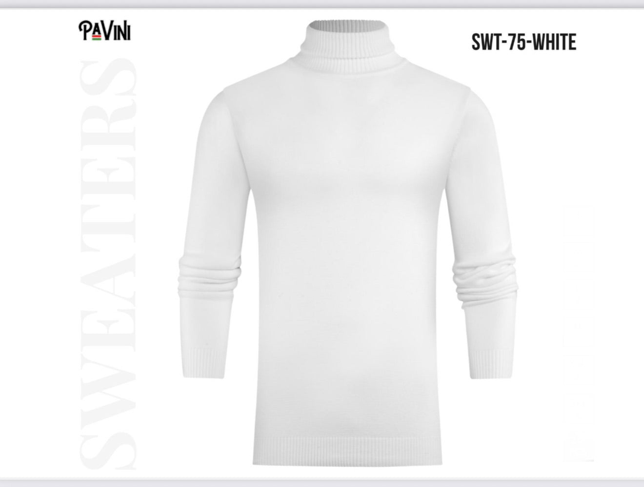 #SW-75 WHITE SWEATER PAVINI image 0