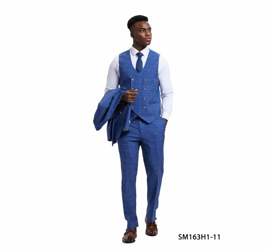 SUIT BLUE #SM163H1-11 image 1