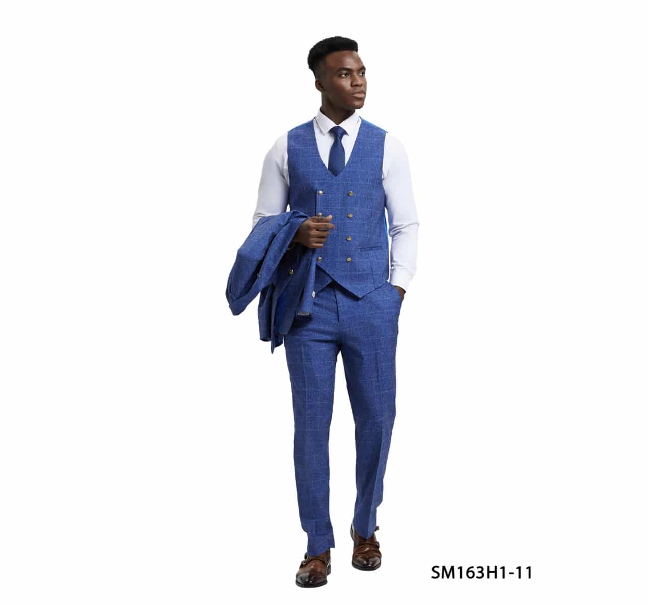 SUIT BLUE #SM163H1-11 image 1