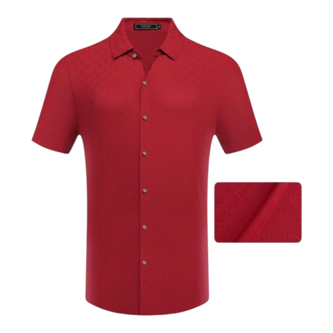 #SH-2504 RED SHIRT PAVINI image 0