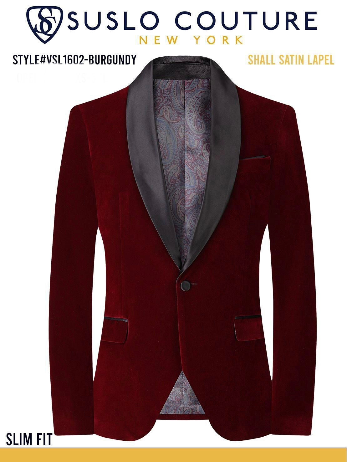 1602 BLAZER SUSLO BURGUNDY image 0