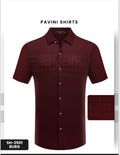 #SH-2501 BURGUNDY SHIRT PAVINI image 0