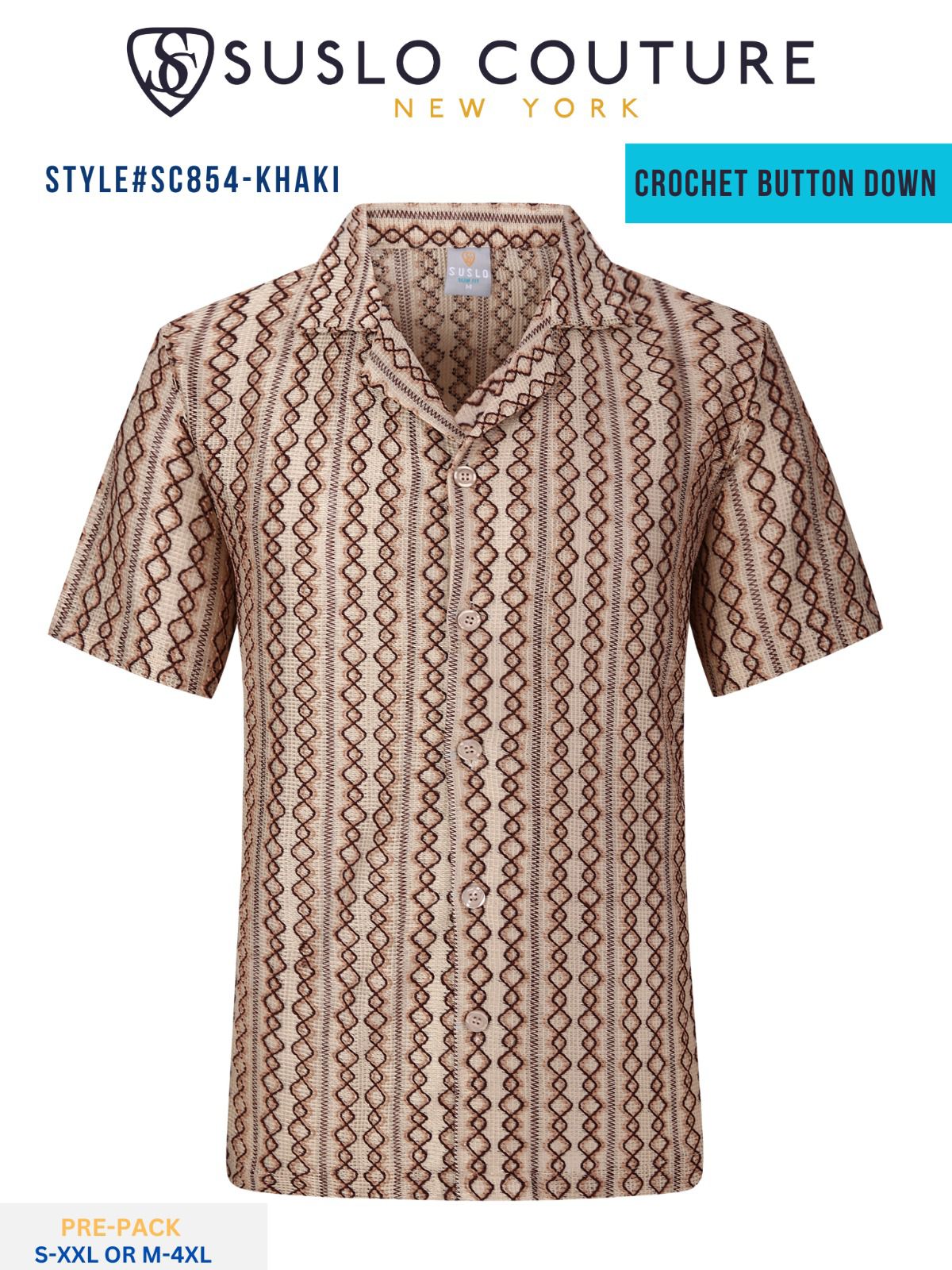 #SC854 KHAKI SHIRT SUSLO image 0