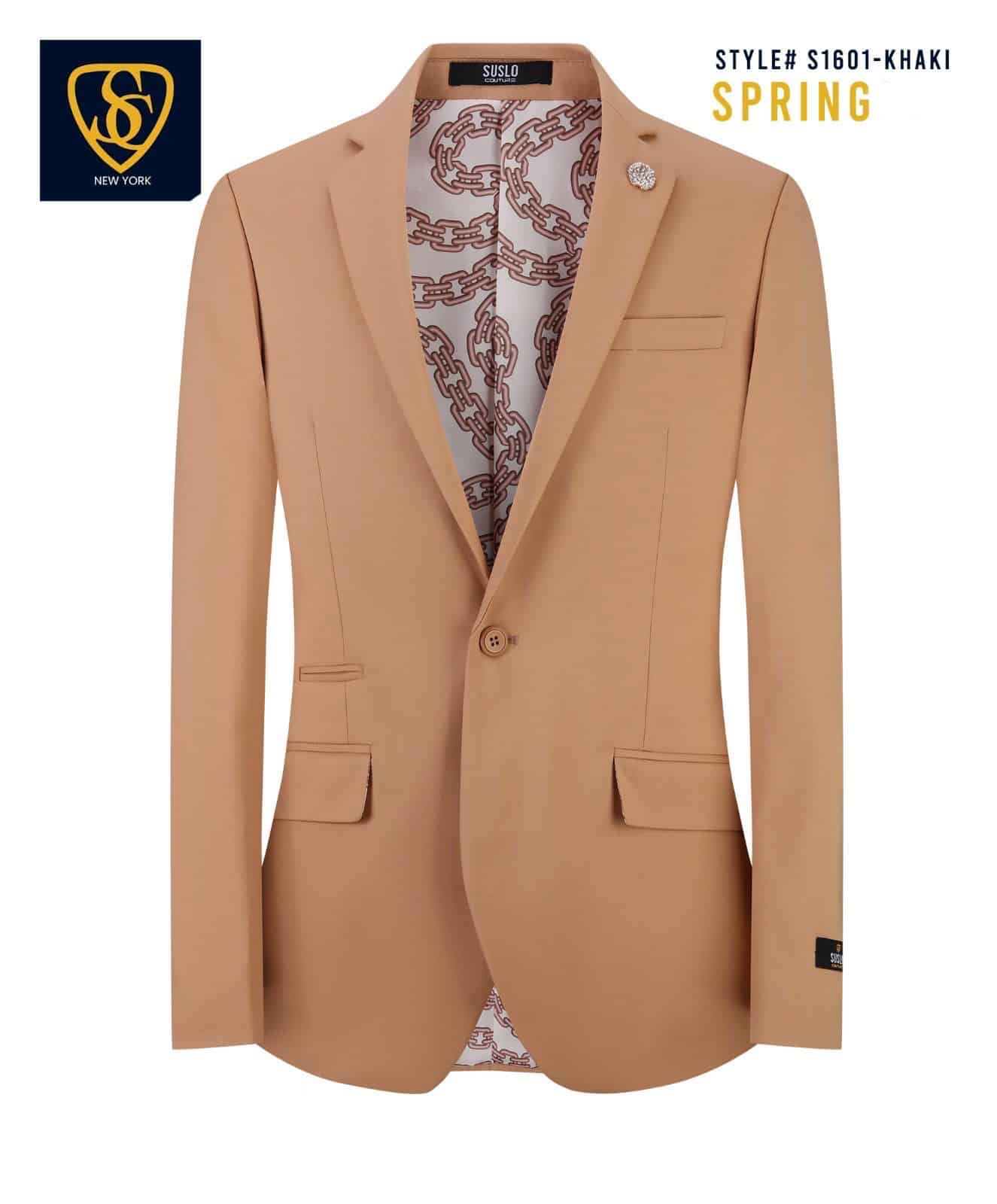 BLAZER KHAKI SC #S1601 image 0