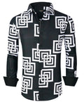 #PVLS126-03 SHIRT BLACK/WHITE image 0