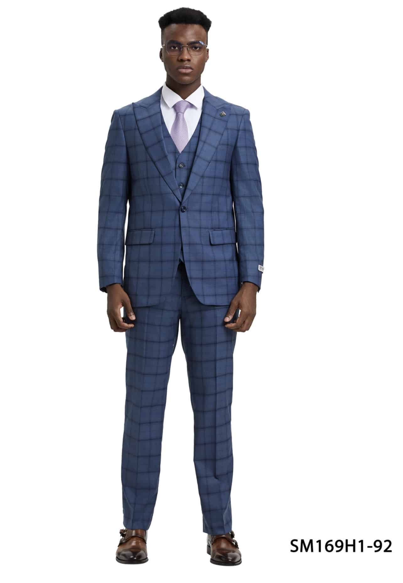 SUITS BLUE #SM169H1-92 image 0