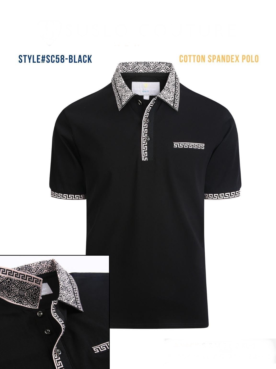 #AZ258 BLACK POLO SUSLO image 0