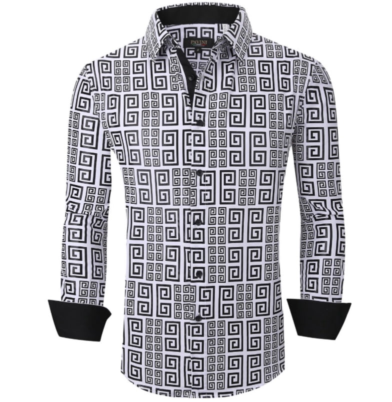 #PVLS099-07 SHIRT WHITE/BLACK image 0
