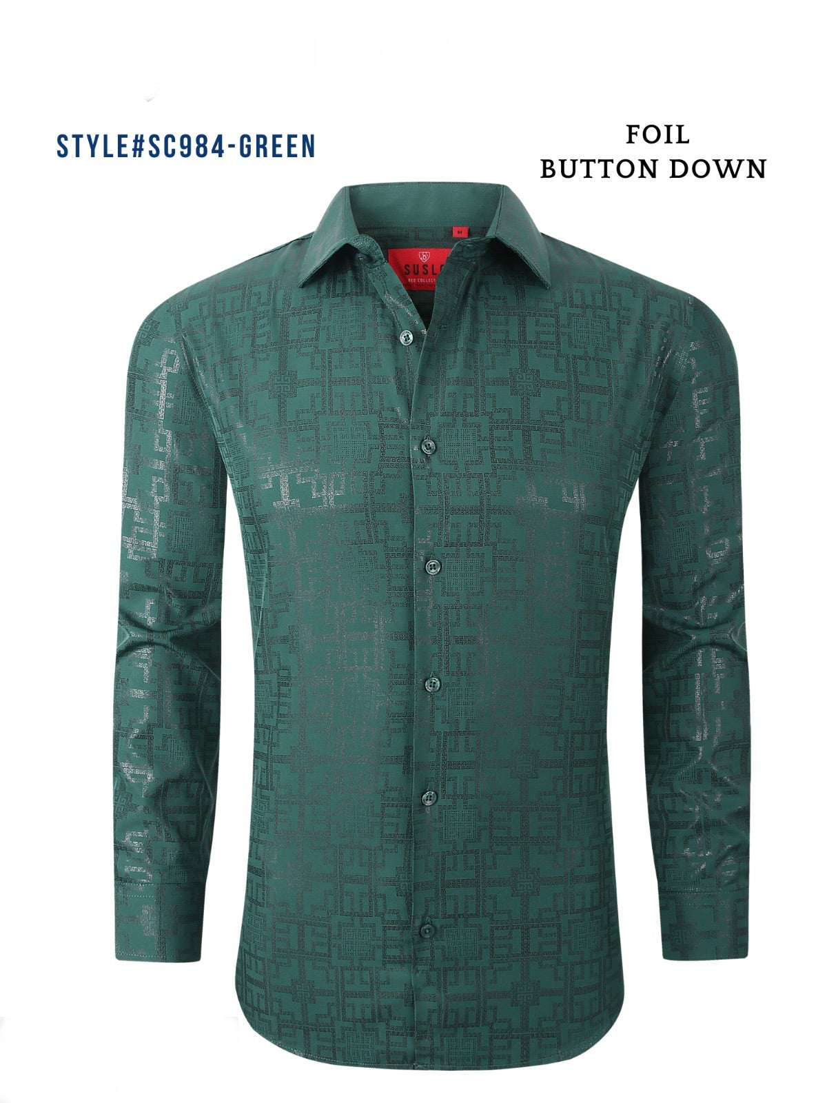 #SC984 SHIRT GREEN image 0