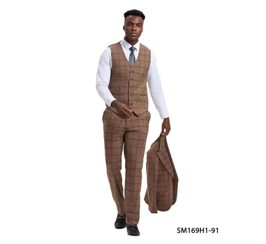 SUIT BROWN #169H1-91 image 0