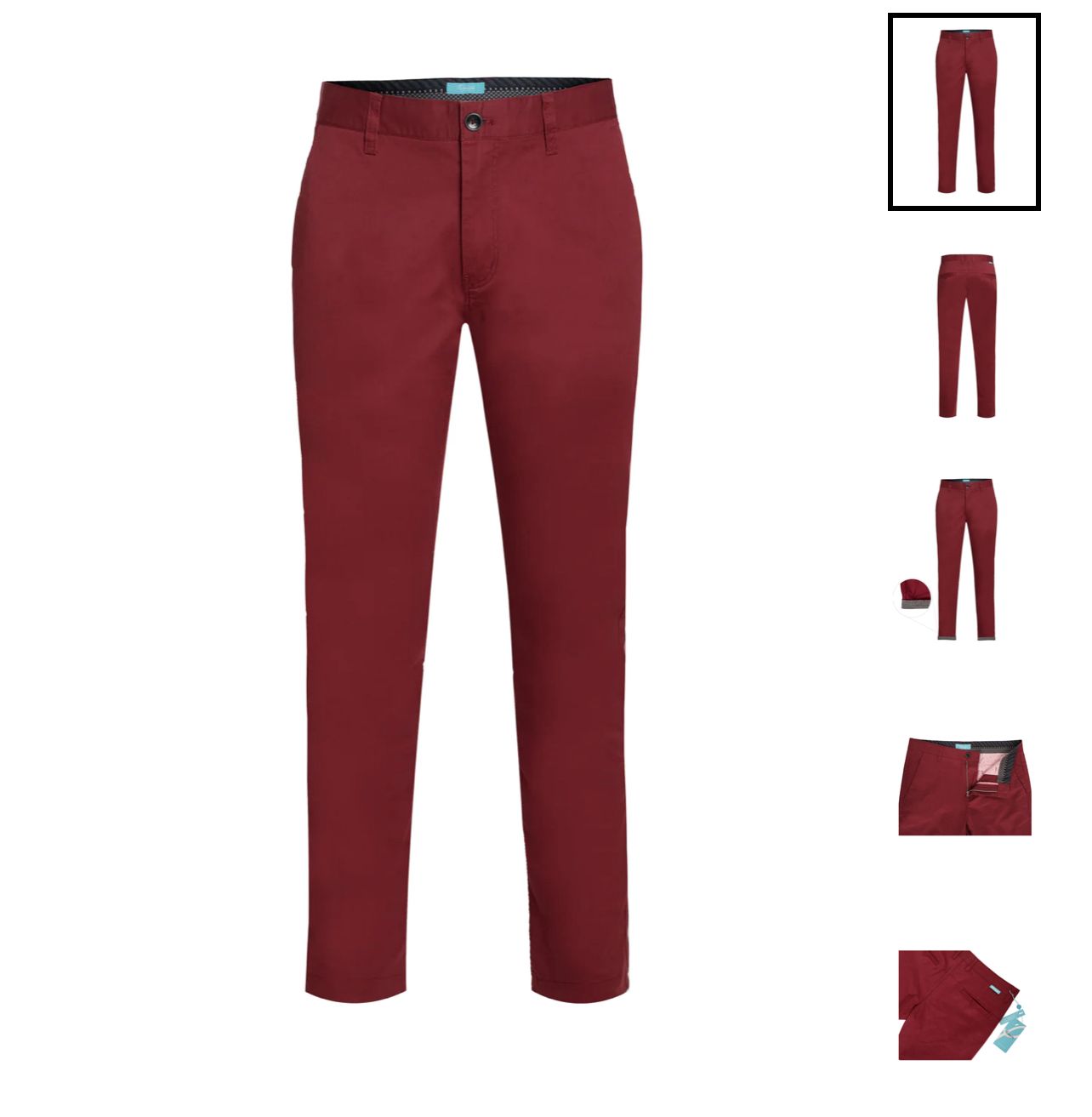 PANTS BURGUNDY #6100 image 0