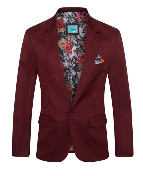 #1720 BURGUNDY BLAZER PERRUZO image 0