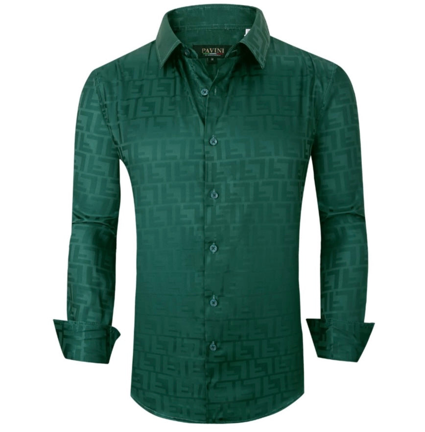 #PVLS085-18 SHIRT GREEN image 0